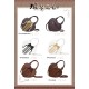Morning Glory Violin Embroidered Heart Shaped Bag(Limited Stock/5 Colours/Full Payment Without Shipping)